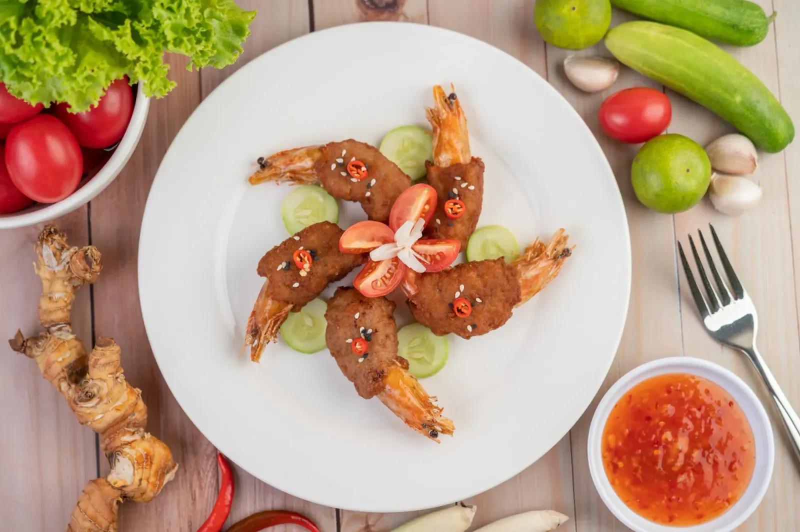 Crispy Sesame Shrimp Bites